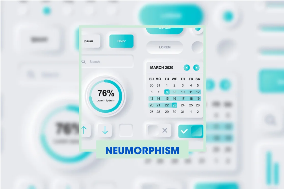 Le Neumorphism, la tendance graphique à utiliser